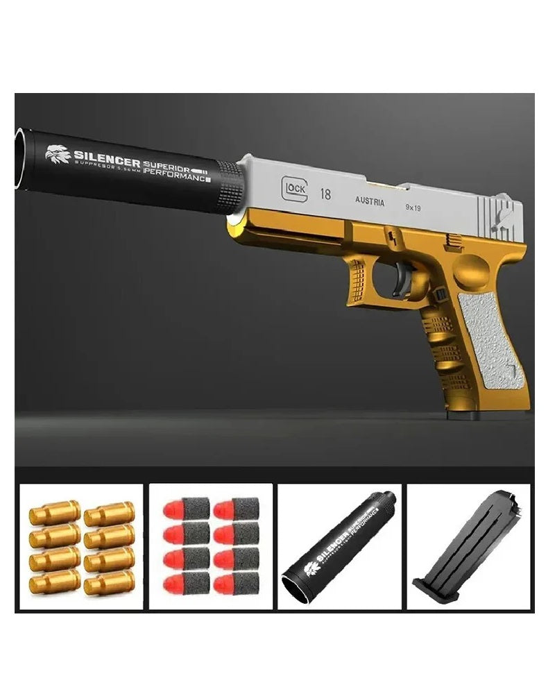 Desert Eagle Toy Gun Shell Ejection Airsoft Pistol Soft Foam Bullet CS Weapon