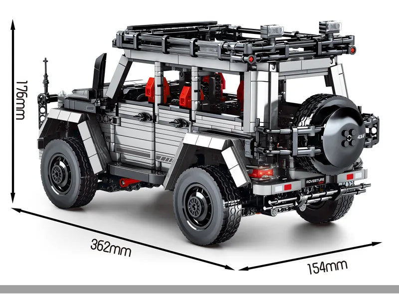 1852pcs Technical Benz Orv G63 Vehicle MOC Building Block Bricks Toys For Kids