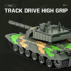 1:24 RC Car World of Tanks War 2.4G 7CH RC Tank Battle On Radio Control Cars Toy
