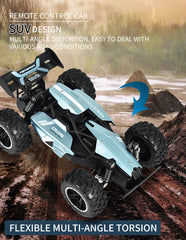 1:18 25km/H RC Car 2WD 4CH Remote Control Car High-Speed Off-Road Toys for Kids