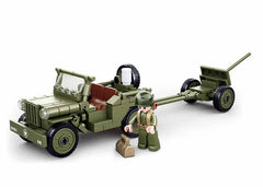 143Pcs Military Vehicle World War II Car Building Blocks Bricks Toys