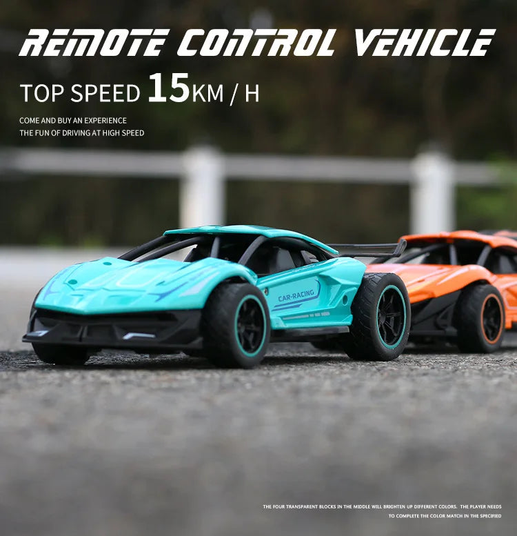 RC Car Remote Control 2.4G Radio Controlled Electric Drift Racing Toy for Kids