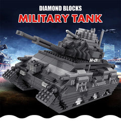 1350pcs Military Army Tank Model Building Blocks Figures Bricks Sets WW2 Toys