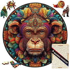 Build The Wooden Mandala Monkey – Animal Jigsaw Puzzle Toy!