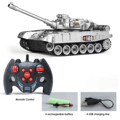 Command the RC M1 Leopard 2 Tank – Military War Battle Remote Toy!