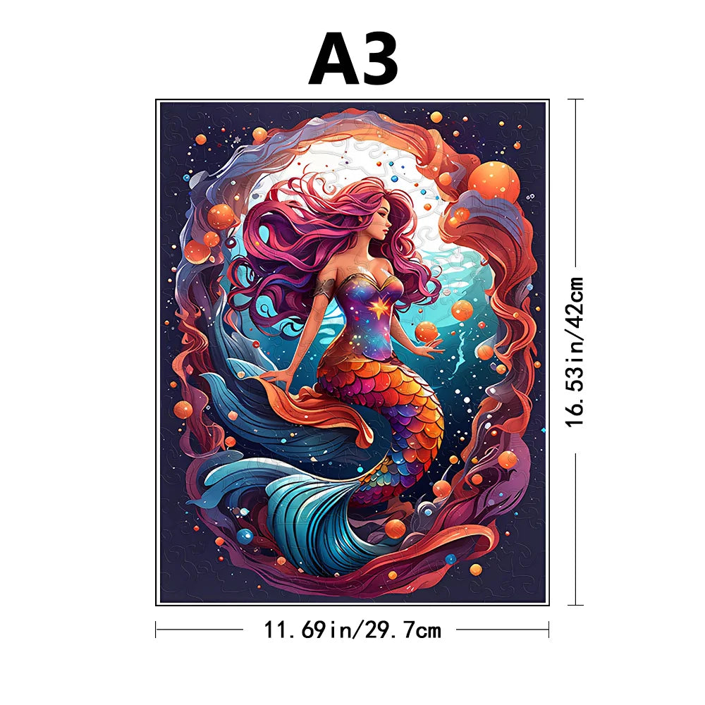 Build The Wooden Beautiful Mermaid – Jigsaw Puzzle Toy!