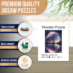 Build The Wooden Trees and Reflections – Jigsaw Puzzle Toy!