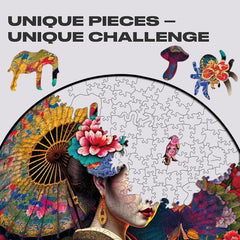 Build The Wooden Japan Geisha – Fun Jigsaw Puzzle Toy!