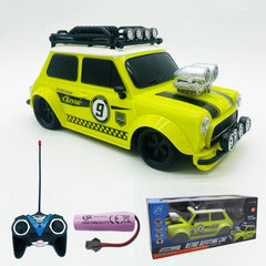 Drive the 1:18 Retro MINI RC Car – 4CH, High-Speed Modified Vehicle!