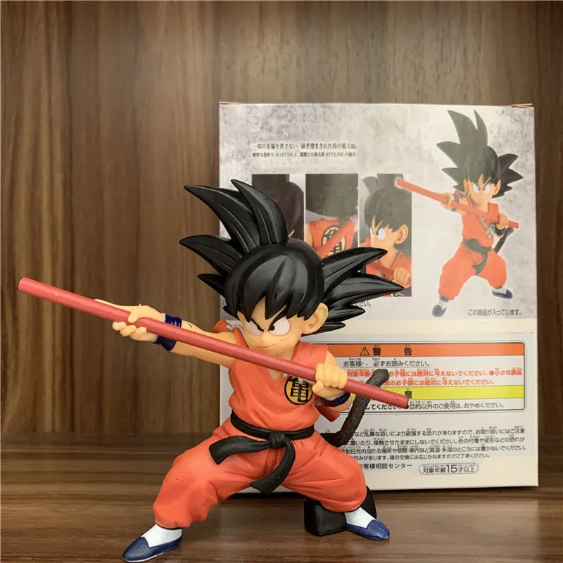 12cm Naa Anime Dragon Ball Z Son Goku Kid Classic Scenes PVC Action Figure