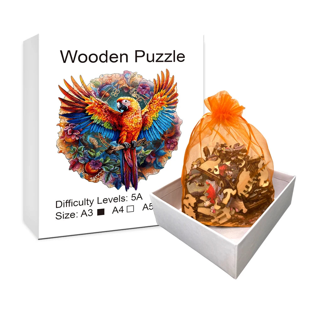 Build The 3D Wooden Beautiful Hummingbird – Animal Jigsaw Puzzle Toy!