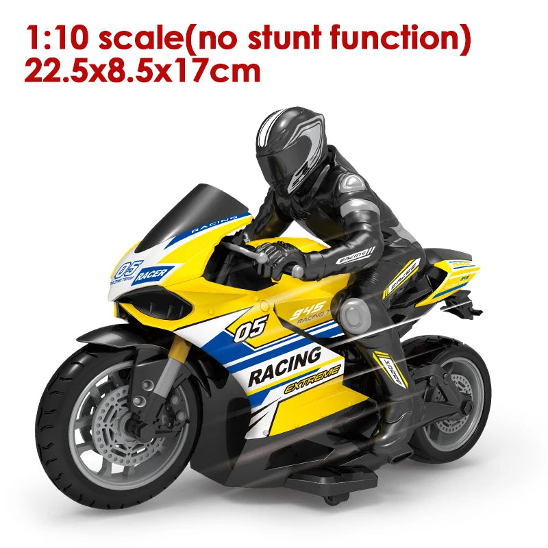 Race The 1/6 RC Motorcycle – High-Speed 4CH Drift Car For Toys!