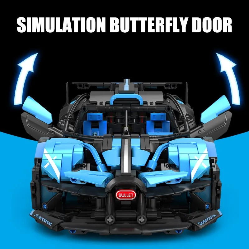 1499PCS Technical Bugatti Super Racing Car Building Blocks Sport car Bricks Toys