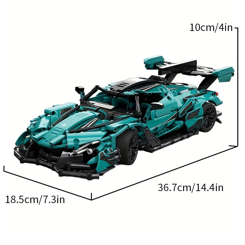 1391pcs Technical Supercars Model Building Blocks Vehicle Racing Car Bricks Toys