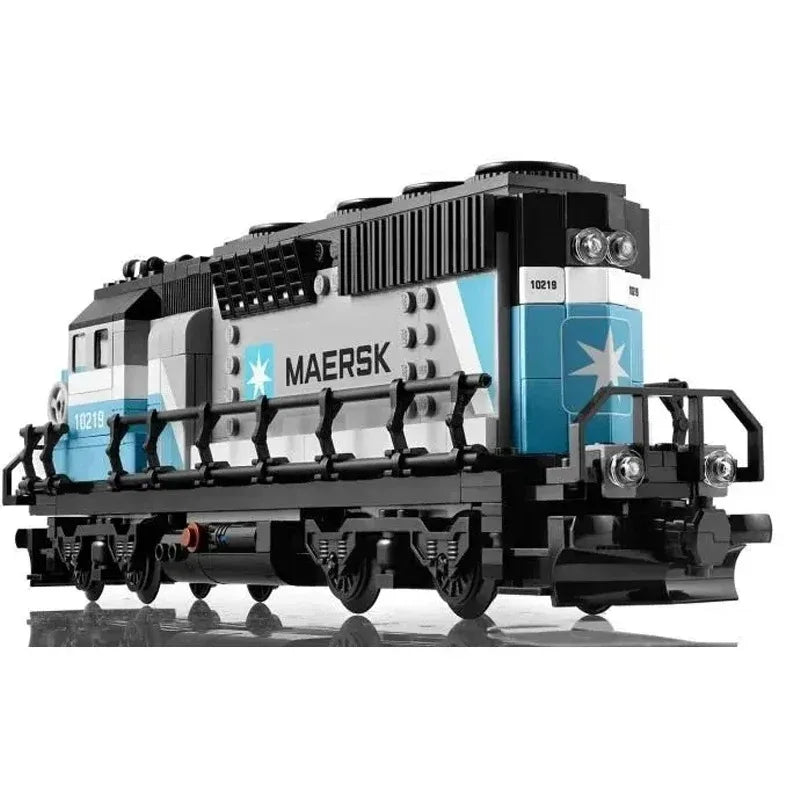 1234Pcs Maersk Steam Train Building Blocks Compatible With 10219 ﻿Bricks Toys