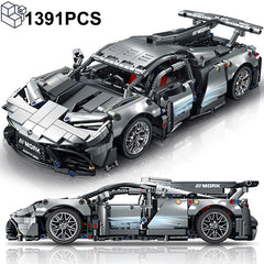 1391PCS Technical AMG ONE Super Speed Sports Car Building Blocks Bricks Toys