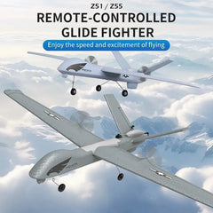 Z51 Predator RC Glider 2.4G 2CH Hand Throwing Foam Plane Toys For Kids