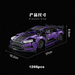 1266pcs technology racing car Building Blocks Model Decoration Puzzle Toys