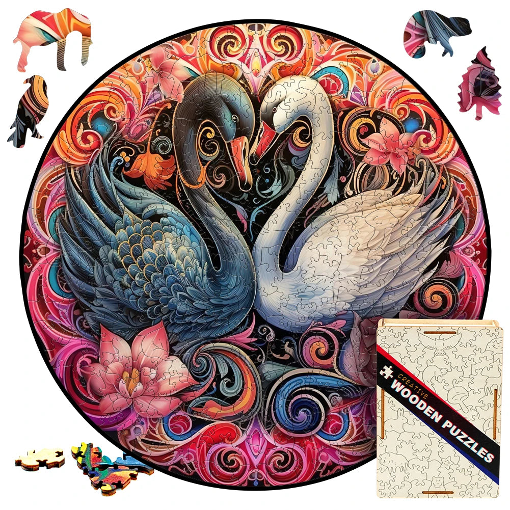 Build The 3D Wooden Beautiful Swan – Animal Jigsaw Puzzle Toy!