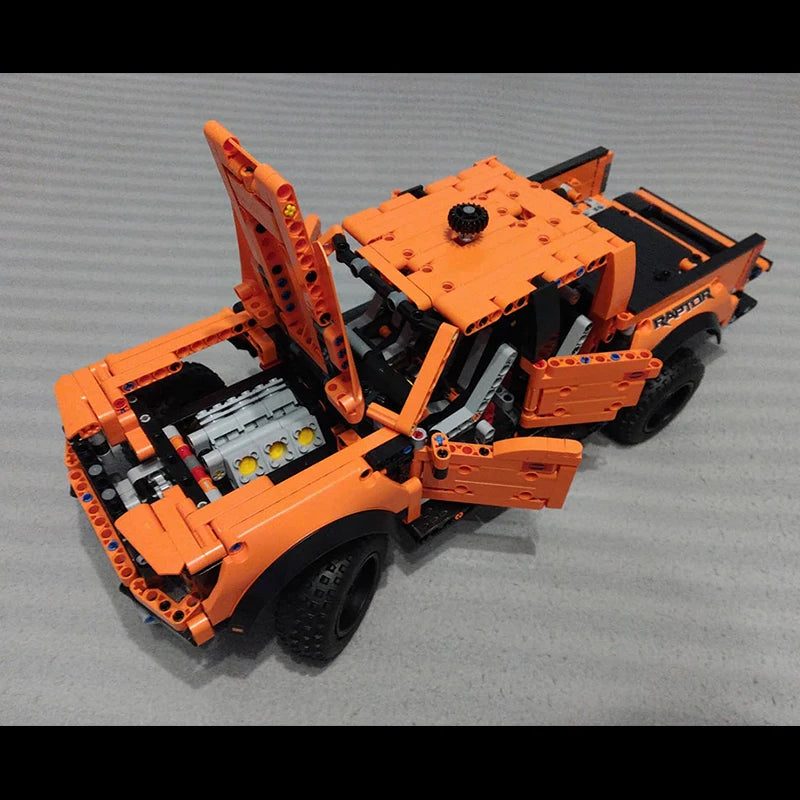 1379PCS Technical Ford F-150 Raptor Truck Car Building Blocks Assemble Bricks Toys