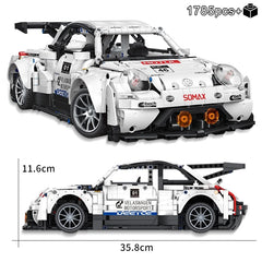 1785pcs Technical Speed Racing Car Building Block Volkwagened Beetle Model Bricks Toys