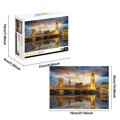 Build The 3D Wooden London Night–Jigsaw Puzzle Toy!