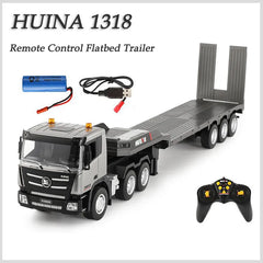 1:24 RC Trailer Truck Tractor 2.4G Remote Control Construction Radio Control Toy