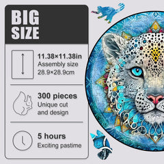 Build The Wooden Snow Leopard – Animal Jigsaw Puzzle Toy!