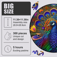 Build The Wooden peacock – Animal Jigsaw Puzzle Toy!