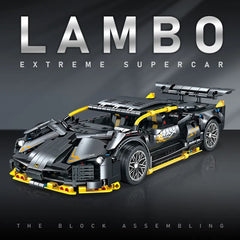 1229PCS Technical Lamborghini Sport Car Building Blocks Super Speed Vehicle Toys