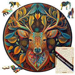 Build The 3D Wooden Beautiful Deer – Animal Jigsaw Puzzle Toy!