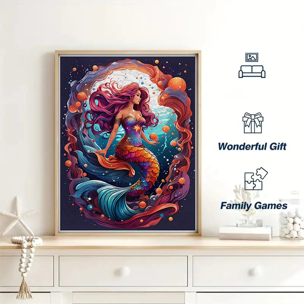 Build The Wooden Beautiful Mermaid – Jigsaw Puzzle Toy!