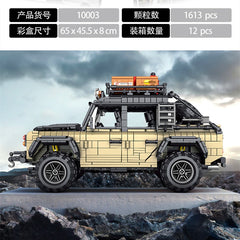 1613PCS High-Tech MOC Vehicle Jeep Car Model Building Blocks Bricks Toys