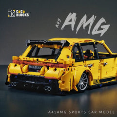 1870PCS Technical Benz's AMG Car Building Blocks Yellow Assemble Bricks Toys