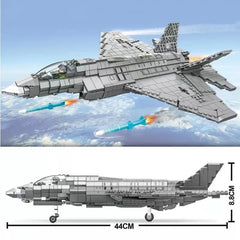 1355Pcs Military Battle Plane Army Fighter F-35 War Building Blocks Bricks Toys