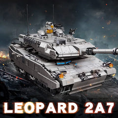 1498pcs Leopard 2A7 Building Blocks Set Main Battle Tank Military Bricks Toys