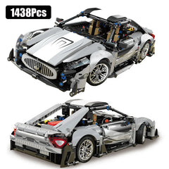 1438Pcs Racing Sport Car Model Building Blocks Supercar Speed Vehicle Bricks Toys