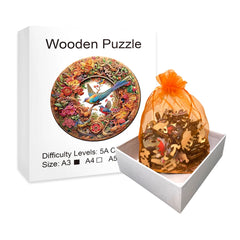 Build The 3D Wooden Beautiful bird –Jigsaw Puzzle Toy!