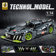 1280PCS Technical 1:14 Speed Car Building Blocks Toys For Kids