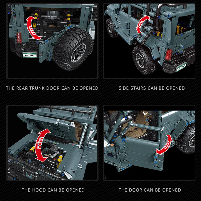 Build the WEY RY300 Off-Road SUV – Sport Car Blocks Construction Set!