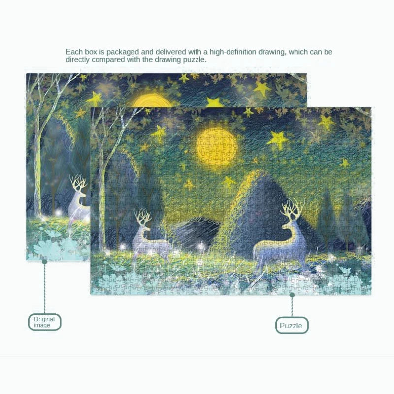 Build The Paper Deer Forest  –Jigsaw Puzzle Toy!