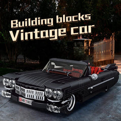 1245pcs Technical Original Retro Nostalgic Classic Car Building Block Bricks Toy