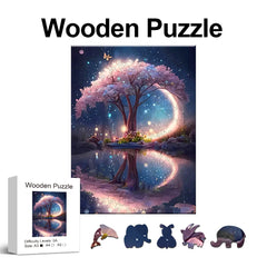 Build The Wooden Trees and Reflections – Jigsaw Puzzle Toy!