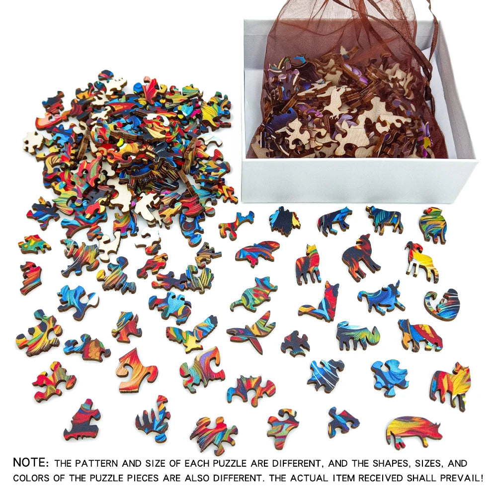 Build The 3D Wooden Charming Fish – Animal Jigsaw Puzzle Toy!