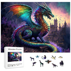 Build The Wooden Dragon King – Animal Jigsaw Puzzle Toy!