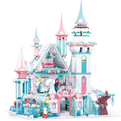 1314PCS Ice Snow World Series Building Blocks Magical Castle Bricks Set Toys