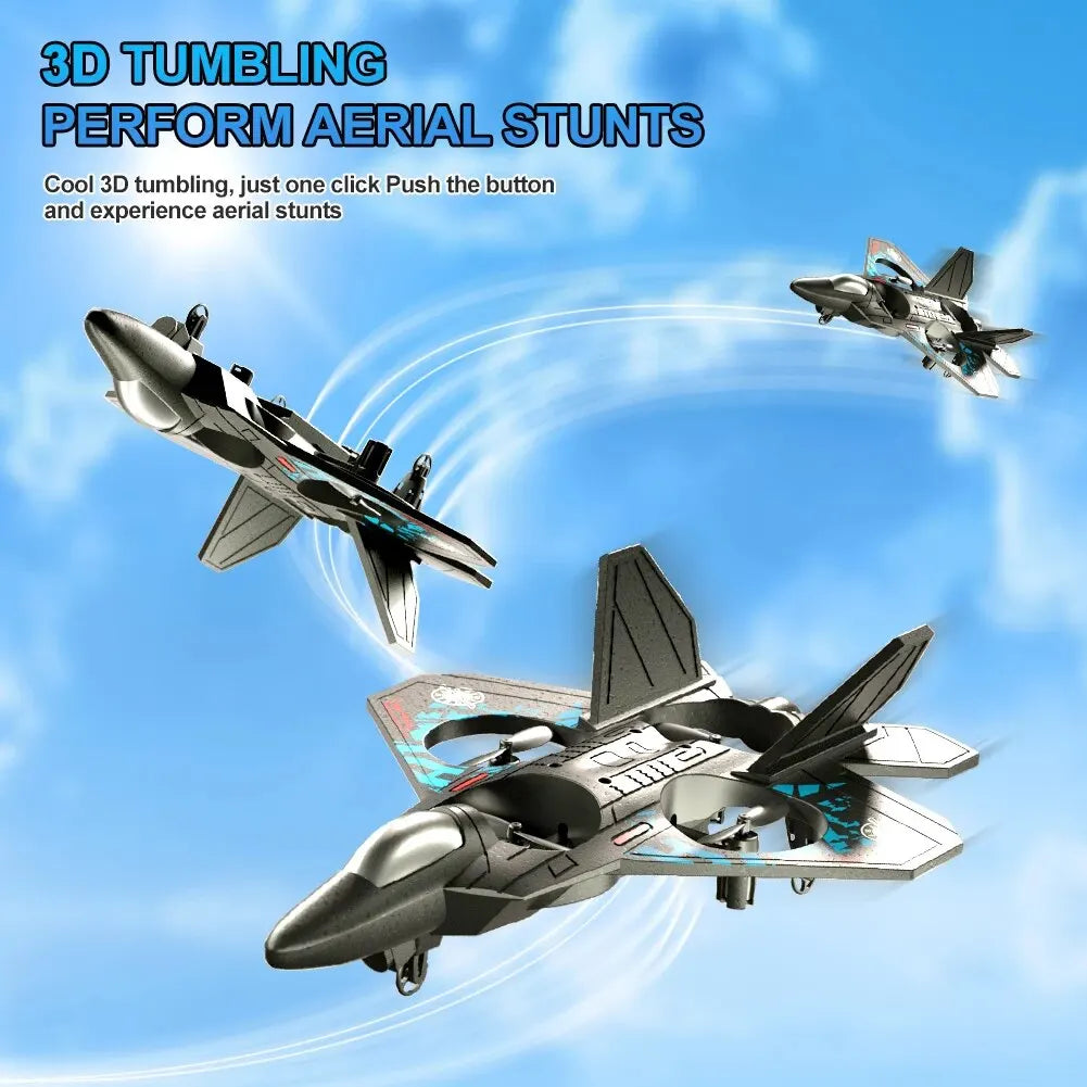 RC Plane 2.4G Remote Control Aircraft Gravity Sensing Helicopter Toy For Kids