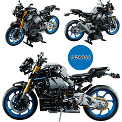 1478Pcs Technical MOC Yamahas MT-10 SP Motorcycle Building Blocks Bricks Toys