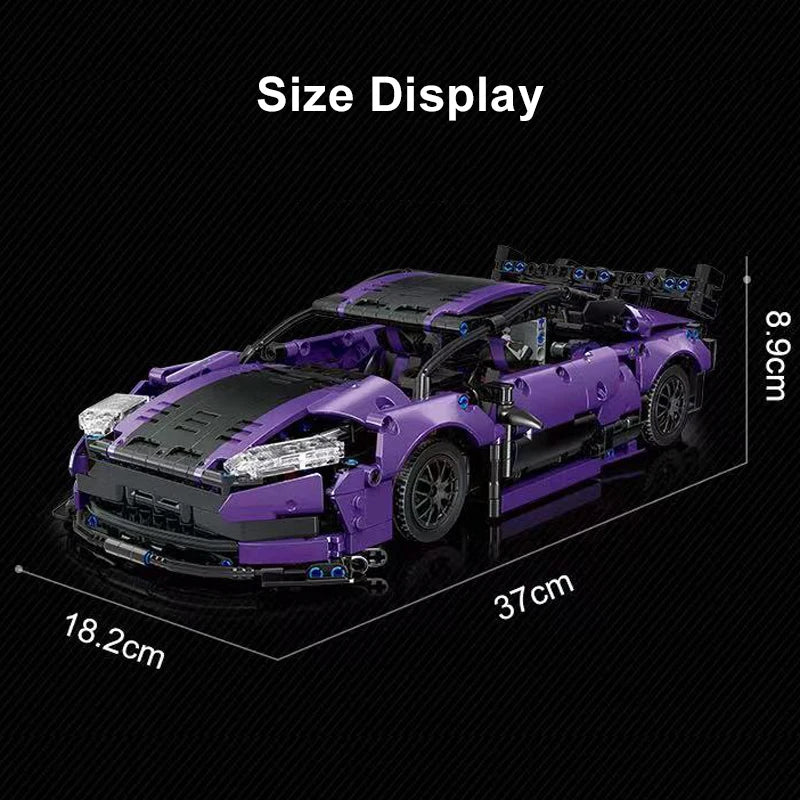 1266PCS Technical Astons Martins GT3 Sports Car Building Blocks Bricks Toys