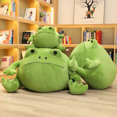 Kawaii Ricky Rain Green Frog Plush Toy Super Soft Stuffed Animal Lovely Frog Doll